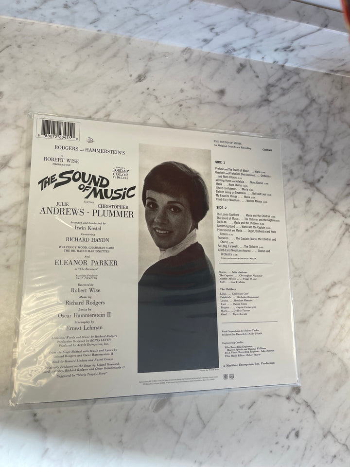 The Sound Of Music Original Soundtrack - Rodgers And Hammerstein (NM) Condition Vinyl Record  VR22225