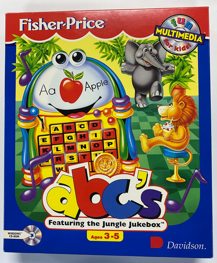 Fisher-Price ABC's Featuring the Jungle Jukebox PC CD-ROM PC71026
