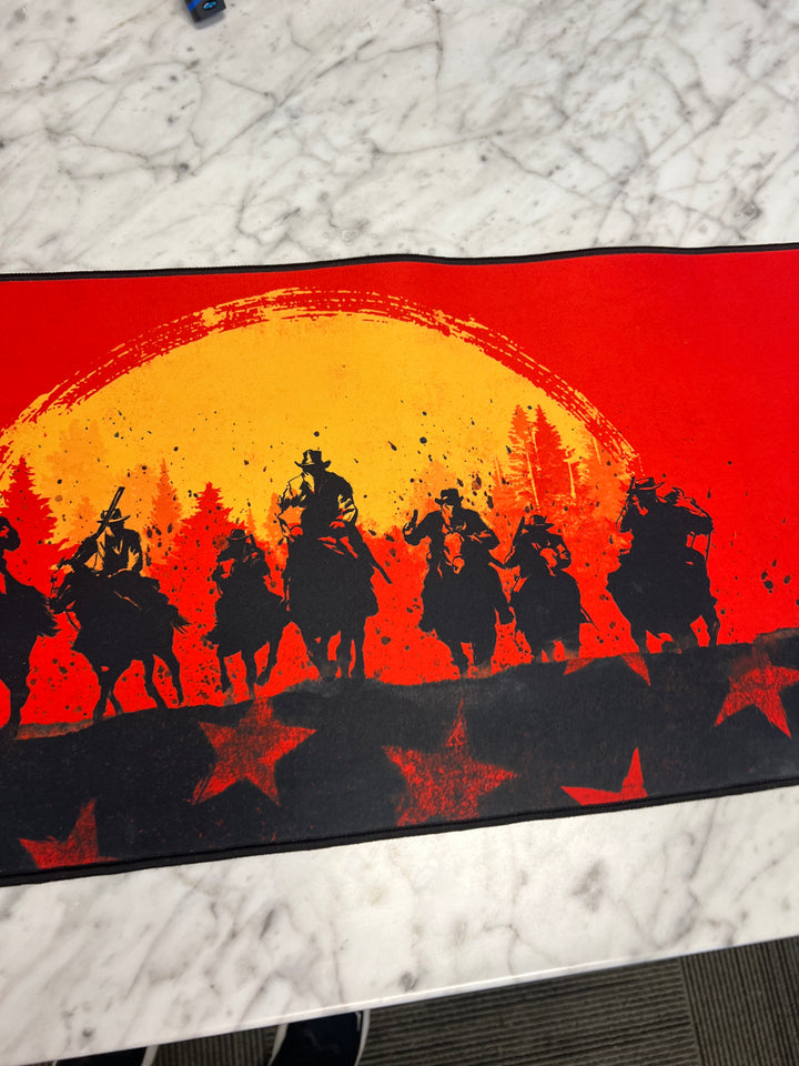 Red Dead Redemption II Outlaws Extra Long Mouse Pad Playmat T1125