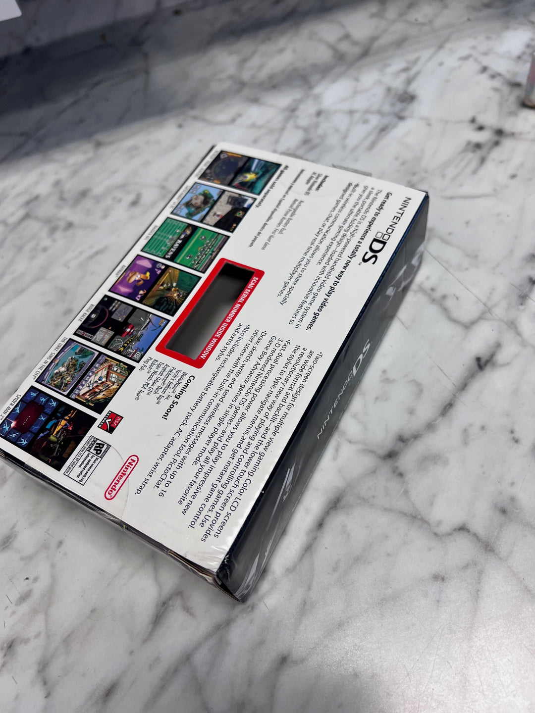 Nintendo DS Console BOX ONLY NO SYSTEM w/ Metroid Prime Hunters First Hunt UA101425