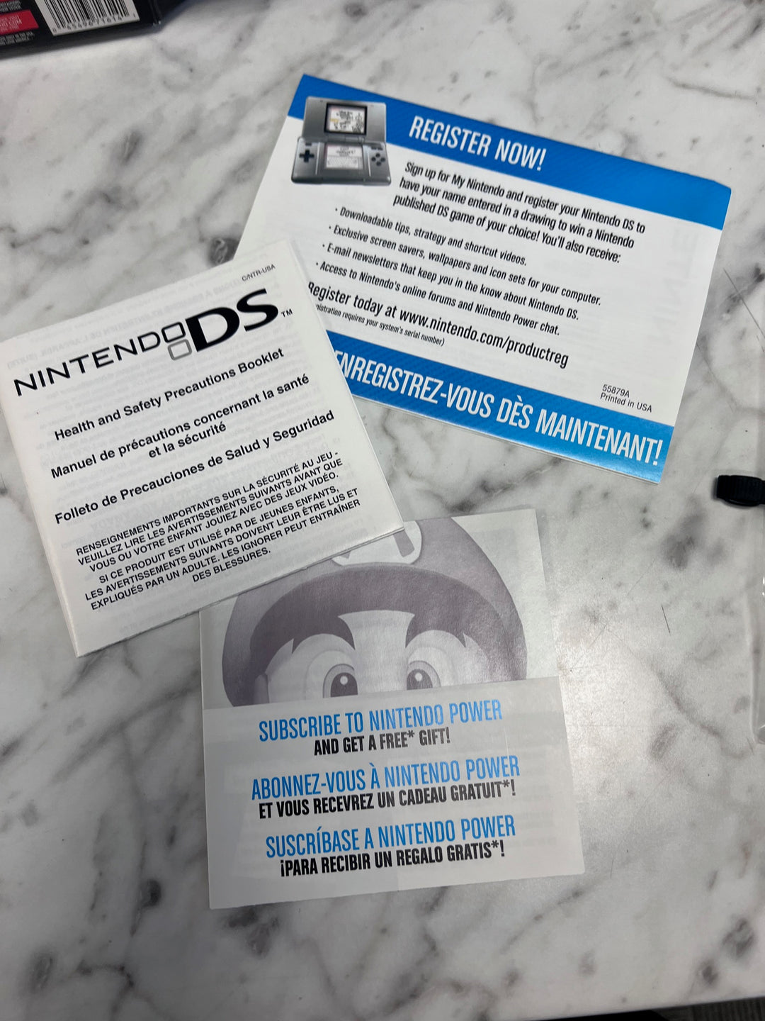 Nintendo DS Console BOX ONLY NO SYSTEM w/ Metroid Prime Hunters First Hunt UA101425