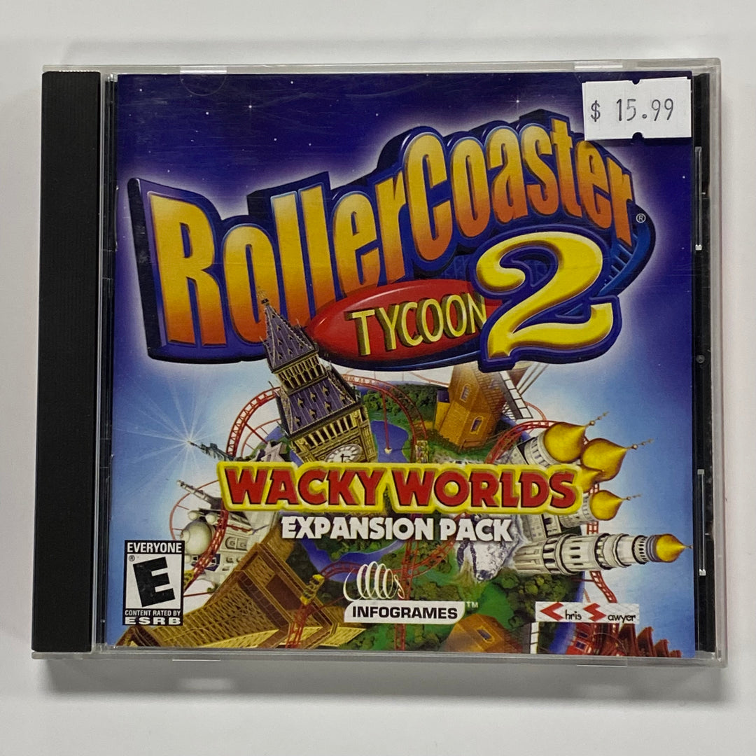 Roller Coaster Tycoon 2 Wacky Worlds Expansion Pack PC CD-ROM PC71126