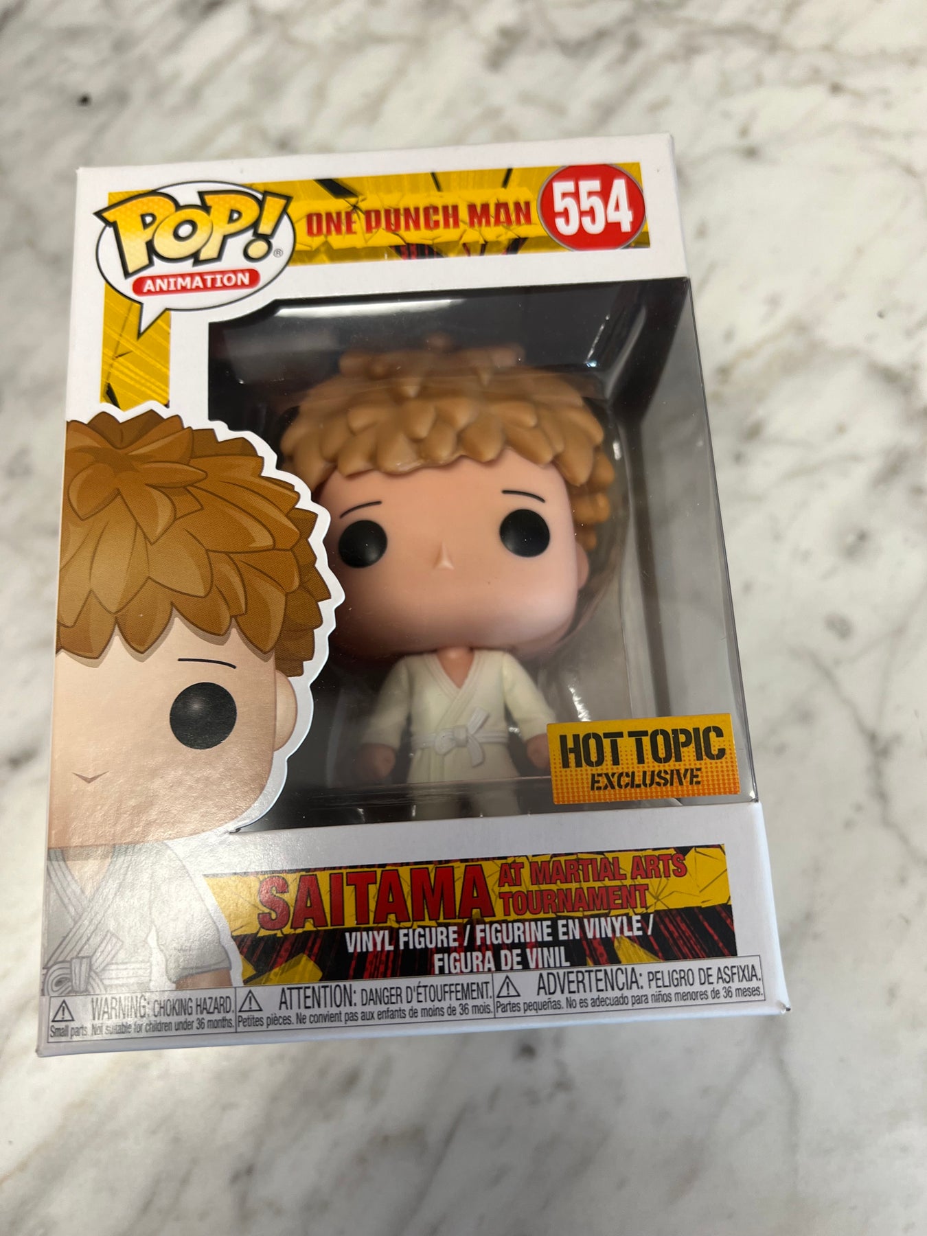 Funko Pop! One Punch Man Saitama At Martial Arts Tournament #554 Hot T –  Core Gaming