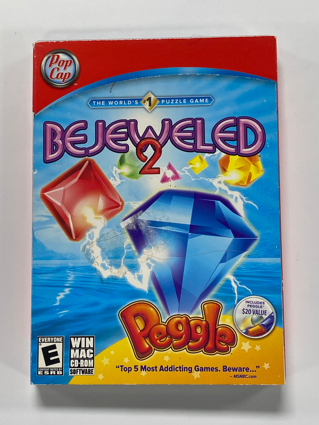 Bejewled 2 and Peggle PC CD-ROM PC71126