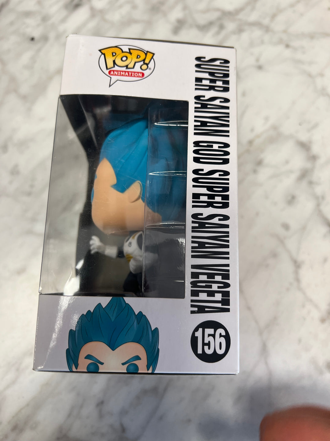 Funko Pop! Animation Dragon Ball Z Resurrection Super Saiyan God Vegeta Figure #156 UD10824