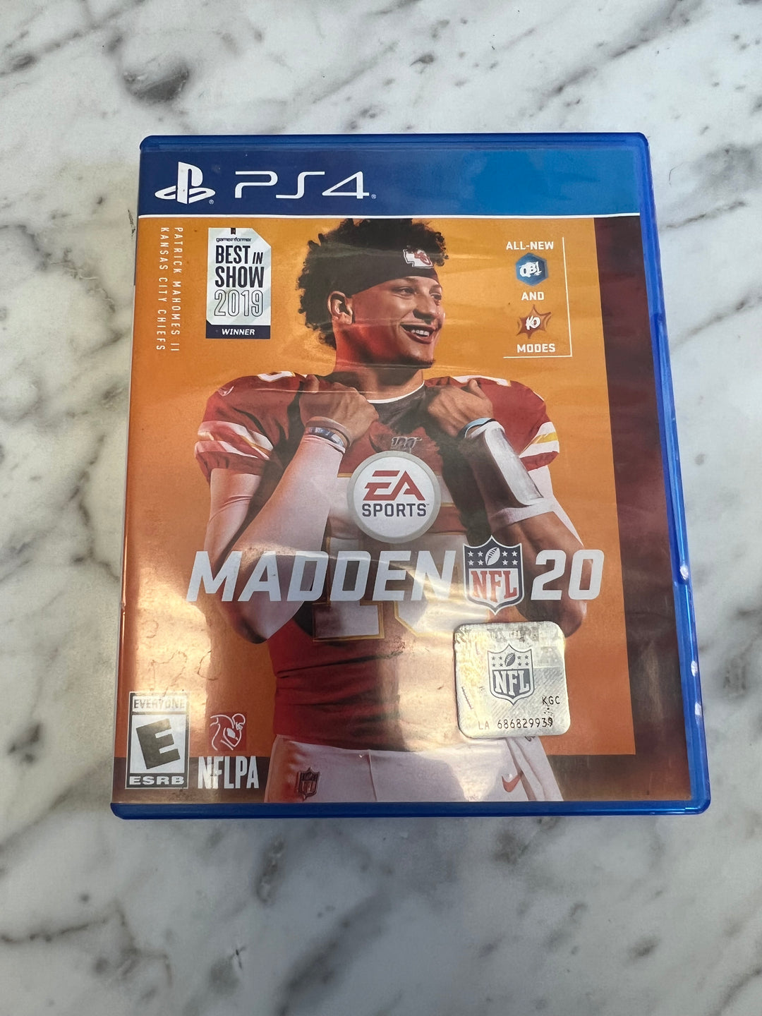 Madden NFL 20 for PS4 Playstation 4 in case Tested and Working DU92724