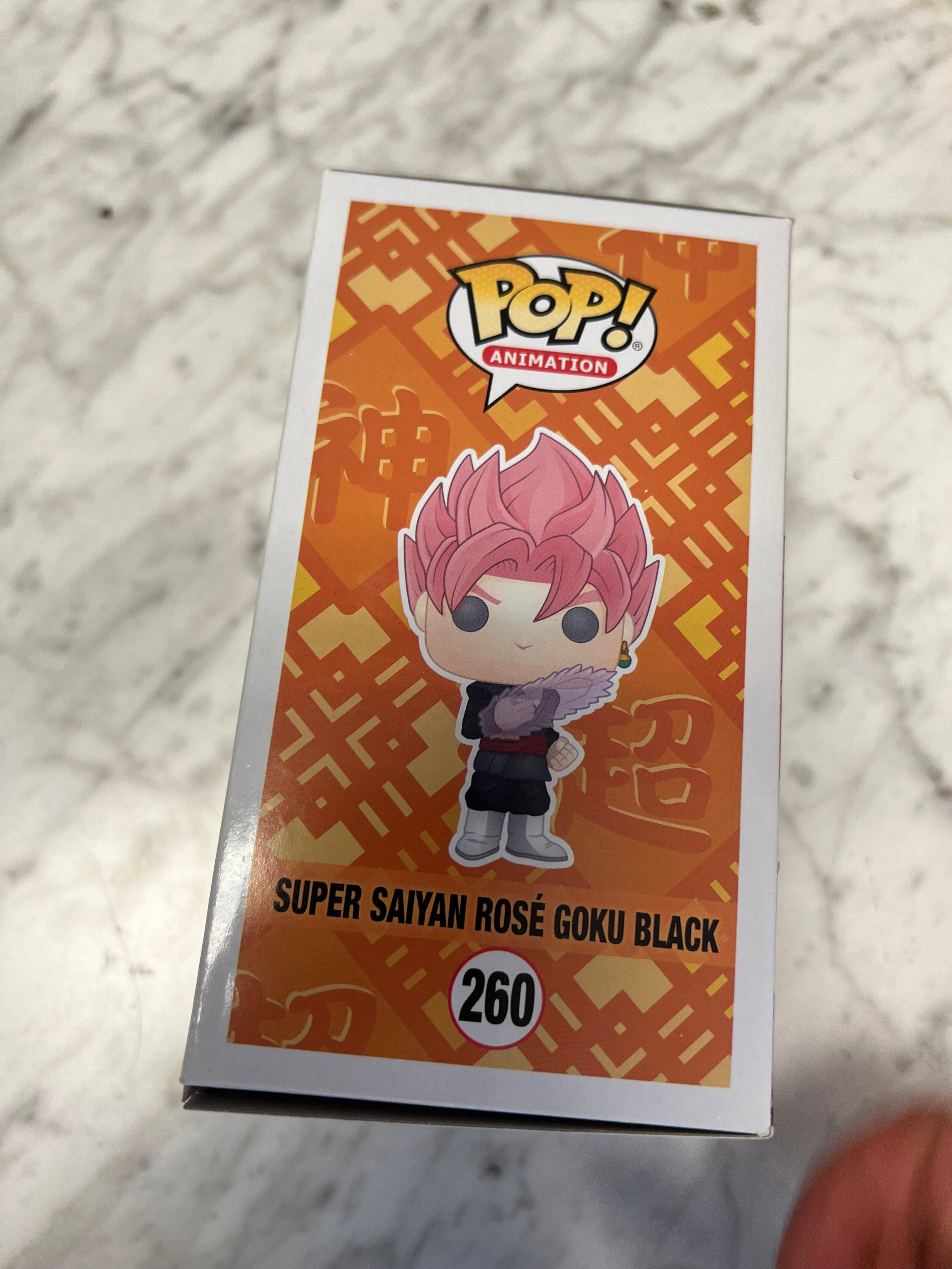 Discount Super Saiyan Rose Gold Goku Black Funko Pop! 260 Hot Topic Exclusive