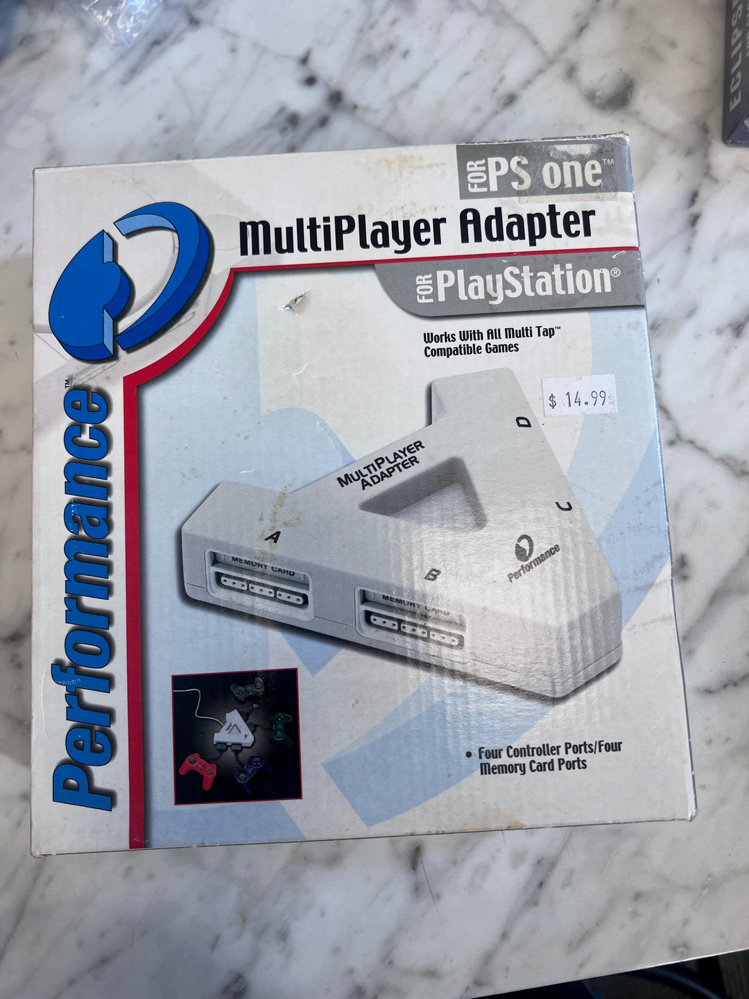 PS1 Multiplayer Multi Tap Adapter for Playstation 1 Performance in box used UA101425