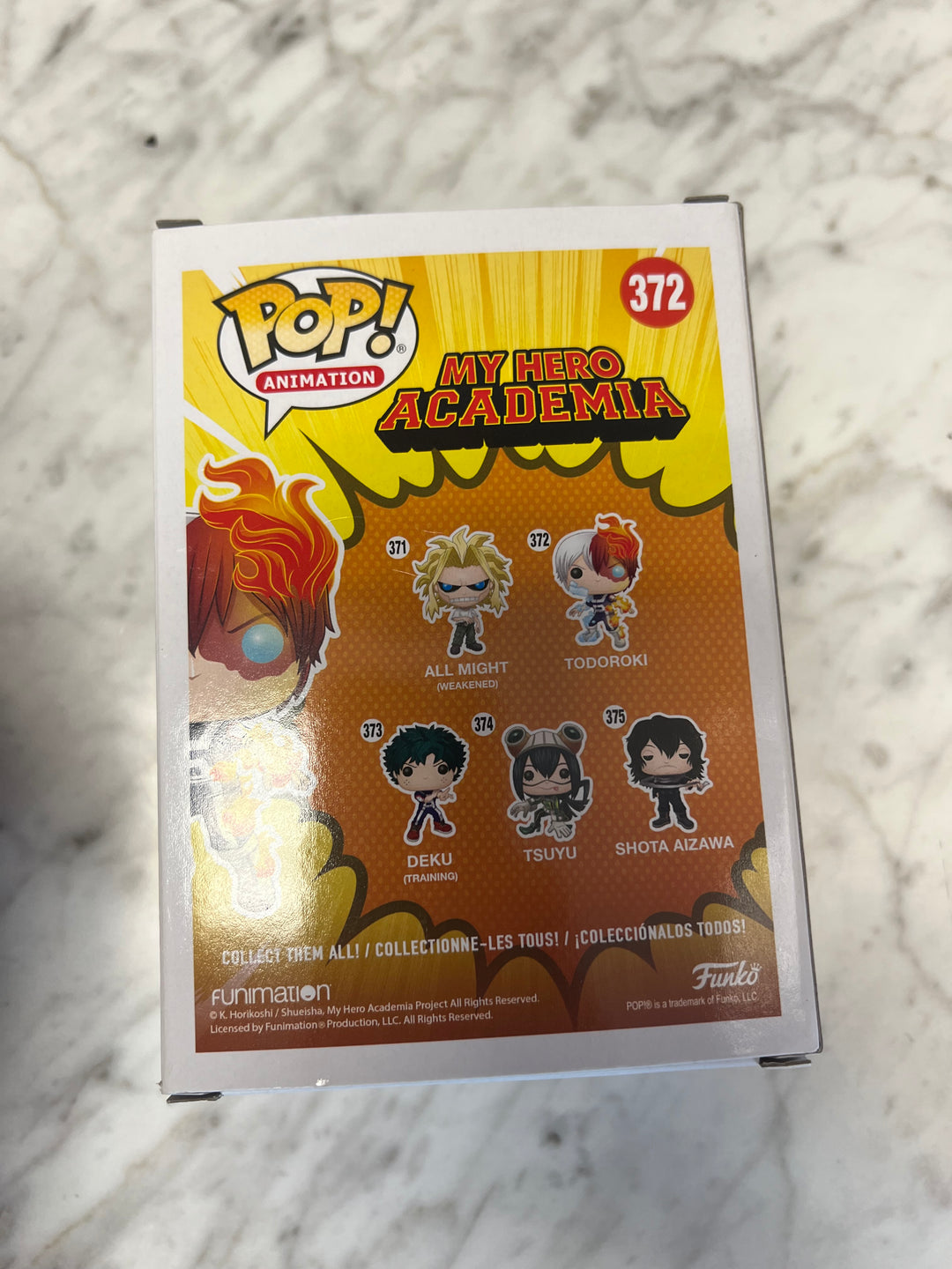 Funko Pop figure Todoroki #372 My Hero Academia  POP71524