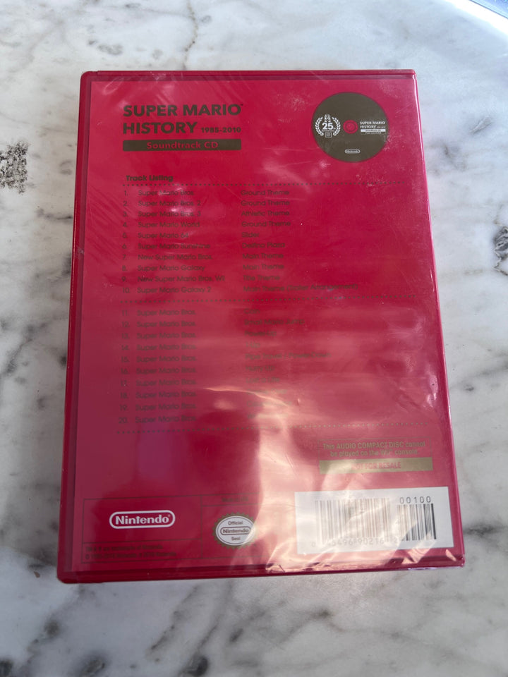 Super Mario History 25th Anniversary 1985-2010 Soundtrack CD Sealed New NA101425