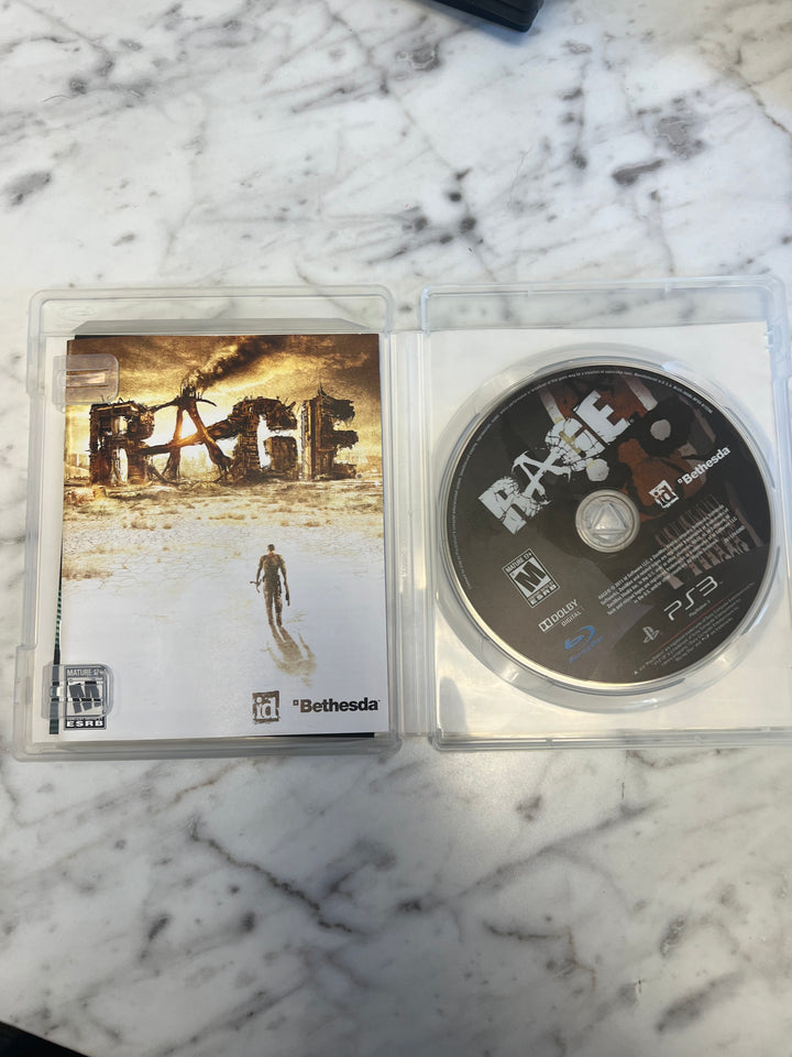 Rage for PS3 Playstation 3 in case Tested and Working UD112524