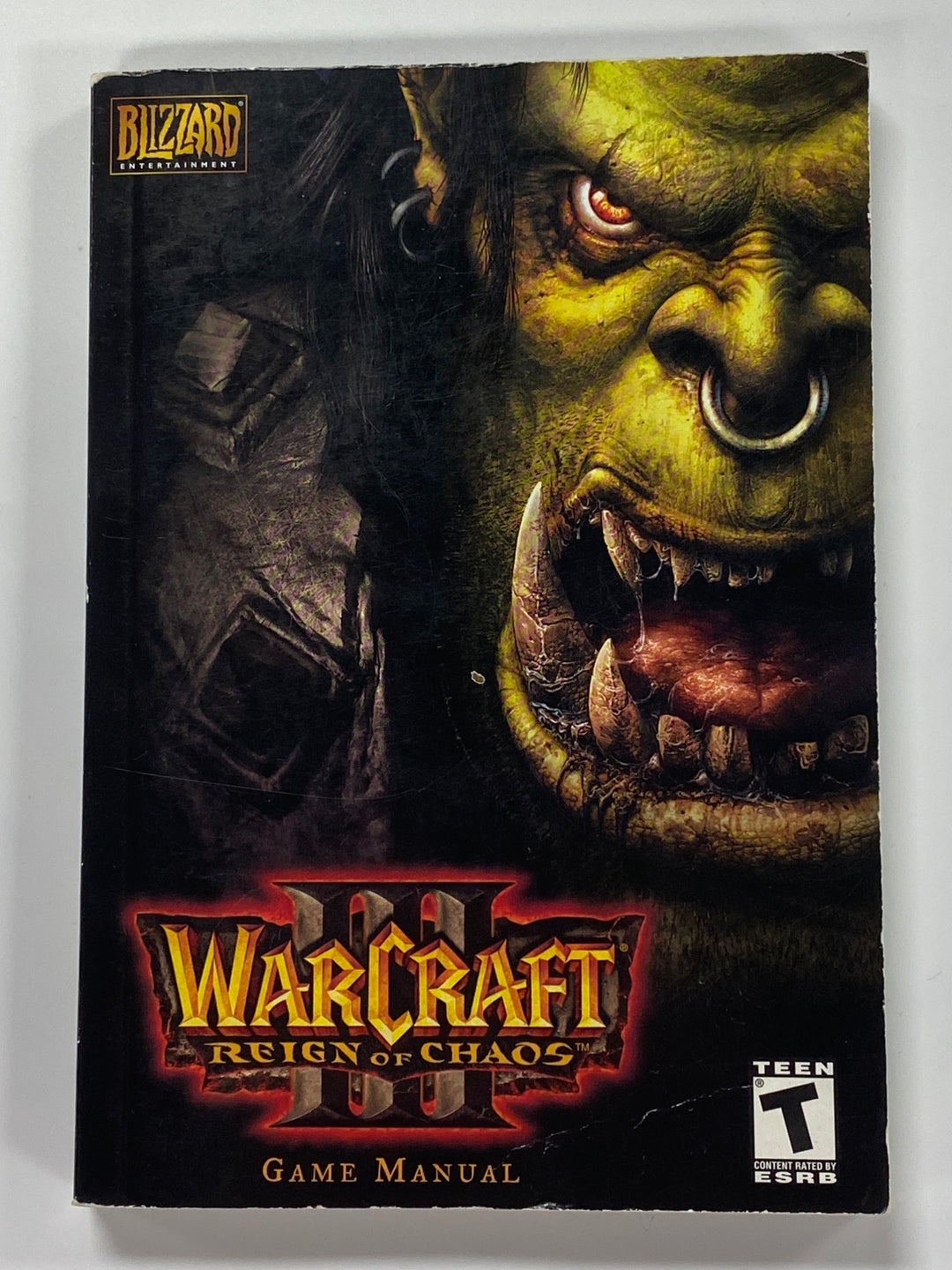 Warcraft III (3) Reign of Chaos PC Manual ONLY MO71526