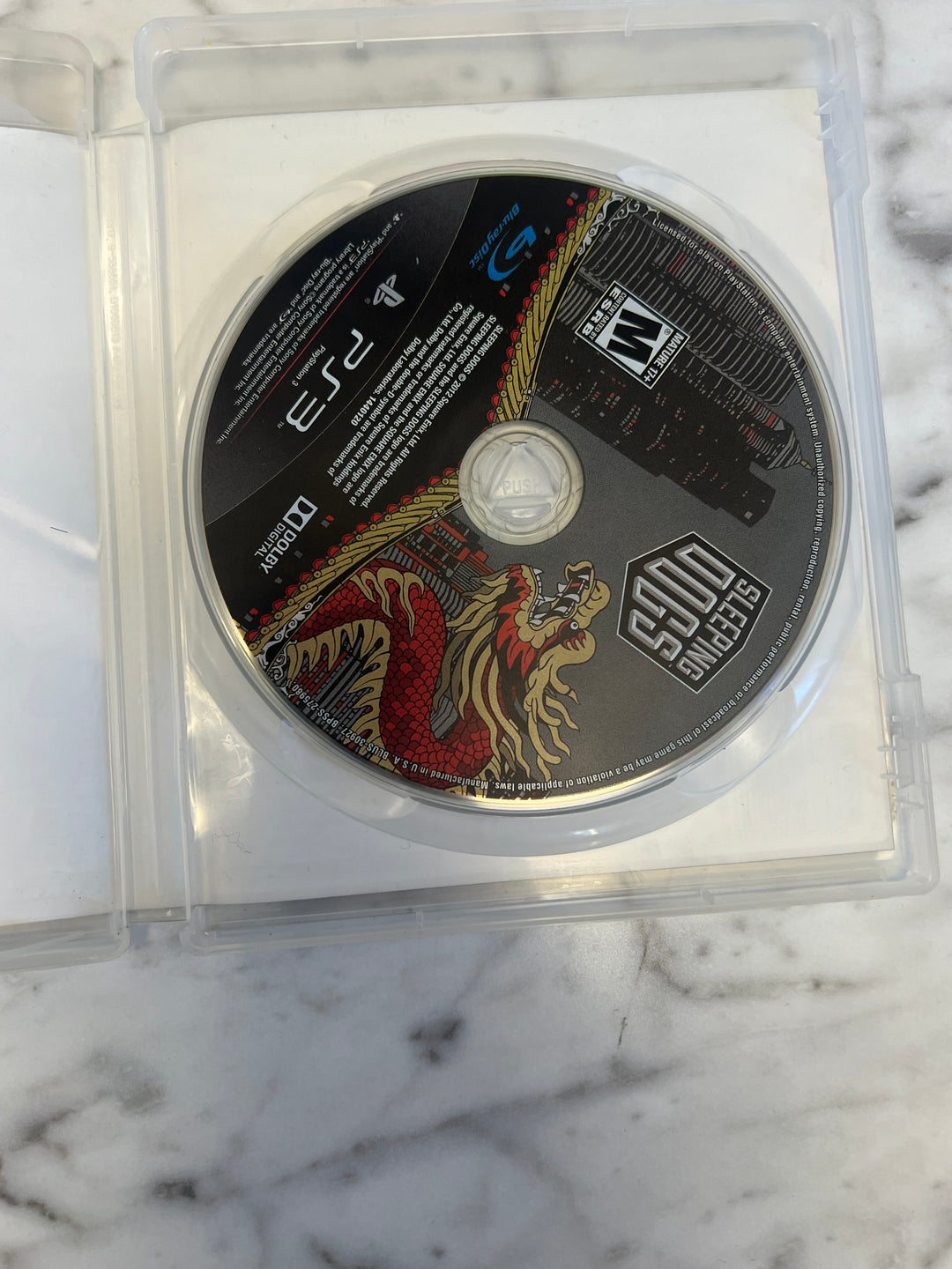 Sleeping Dogs for PS3 Playstation 3 in case Tested and Working DU92724