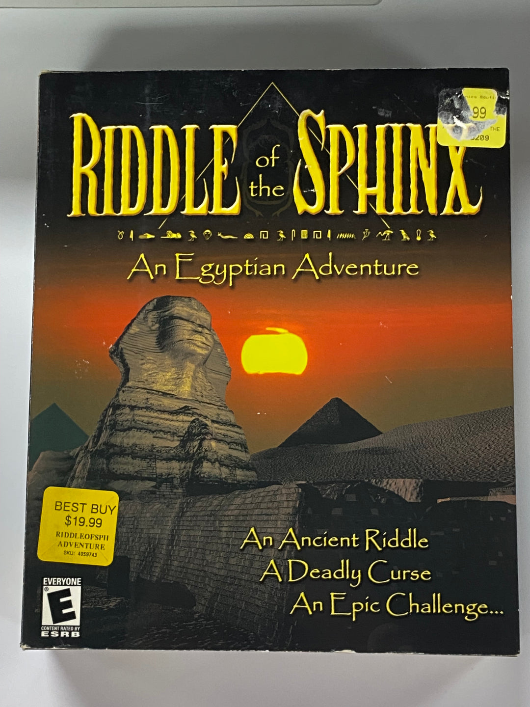 Riddle of the Sphinx Big Box PC CD-ROM PC71326