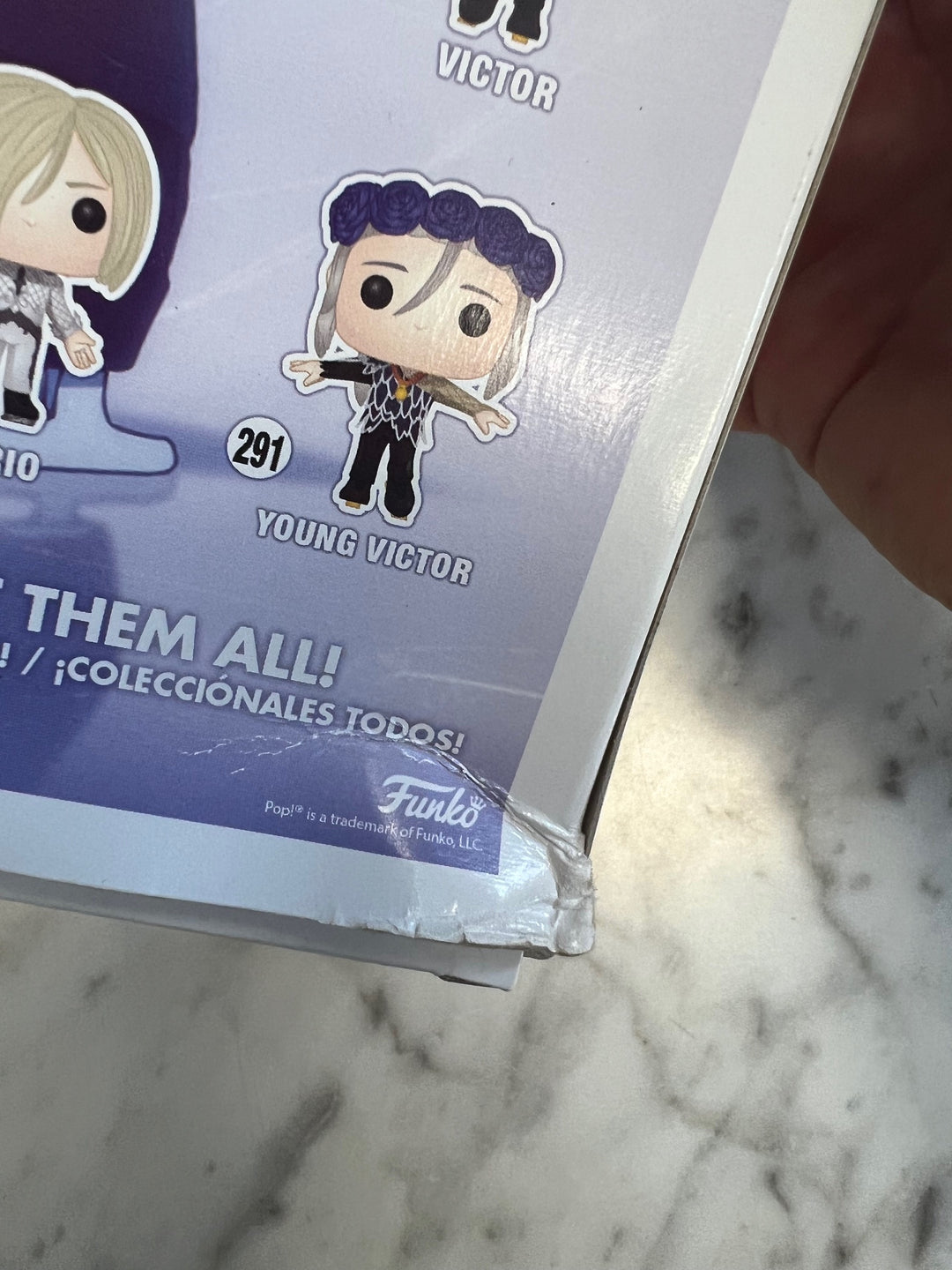 Funko Pop! Young Victor #291 Yuri On Ice!!! Beat Up Box   FP72325
