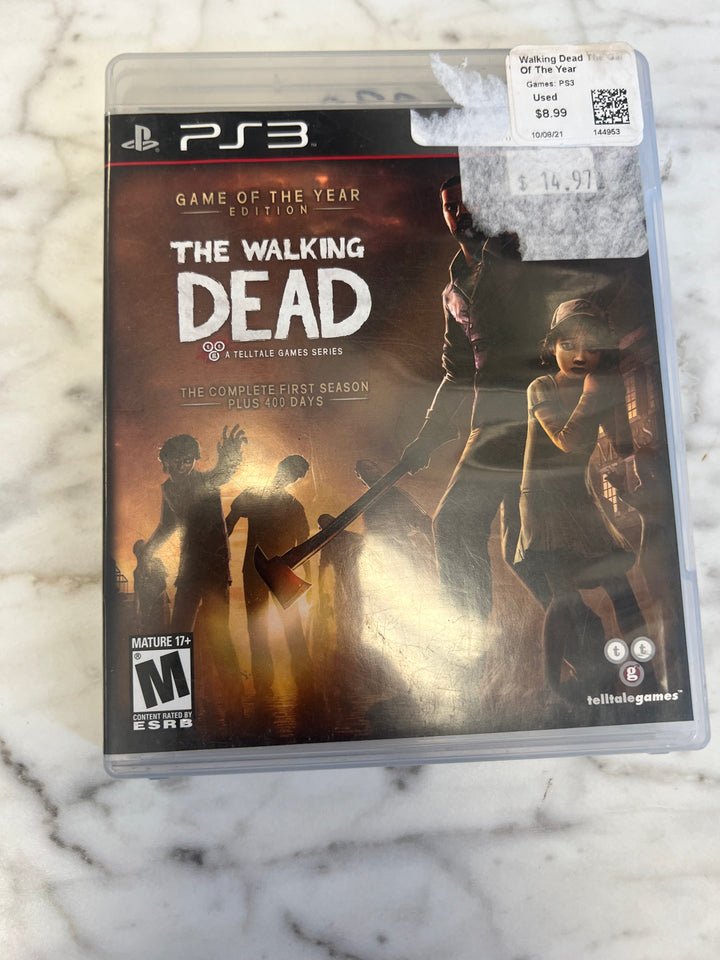 The Walking Dead Game of the Year for PS3 Playstation 3 in case Tested and Working DU92724