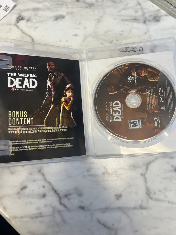 The Walking Dead Game of the Year for PS3 Playstation 3 in case Tested and Working DU92724