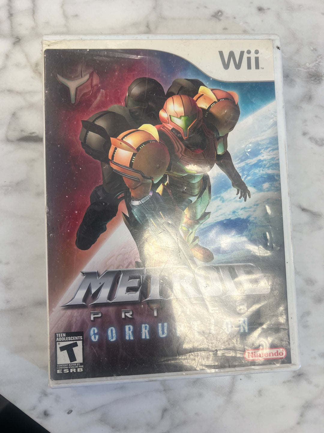 Metroid Prime 3 Corruption Nintendo Wii Case only no game CO71624