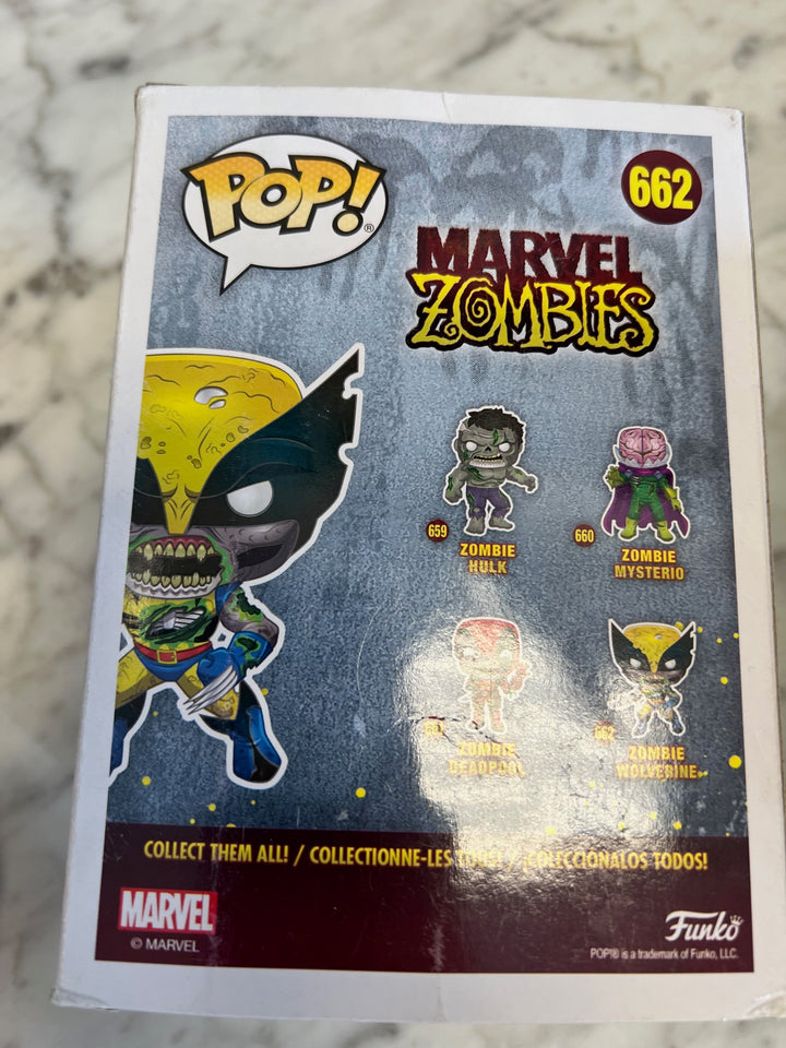 Funko Pop! Zombie Wolverine #662 Marvel Zombies   FP72325