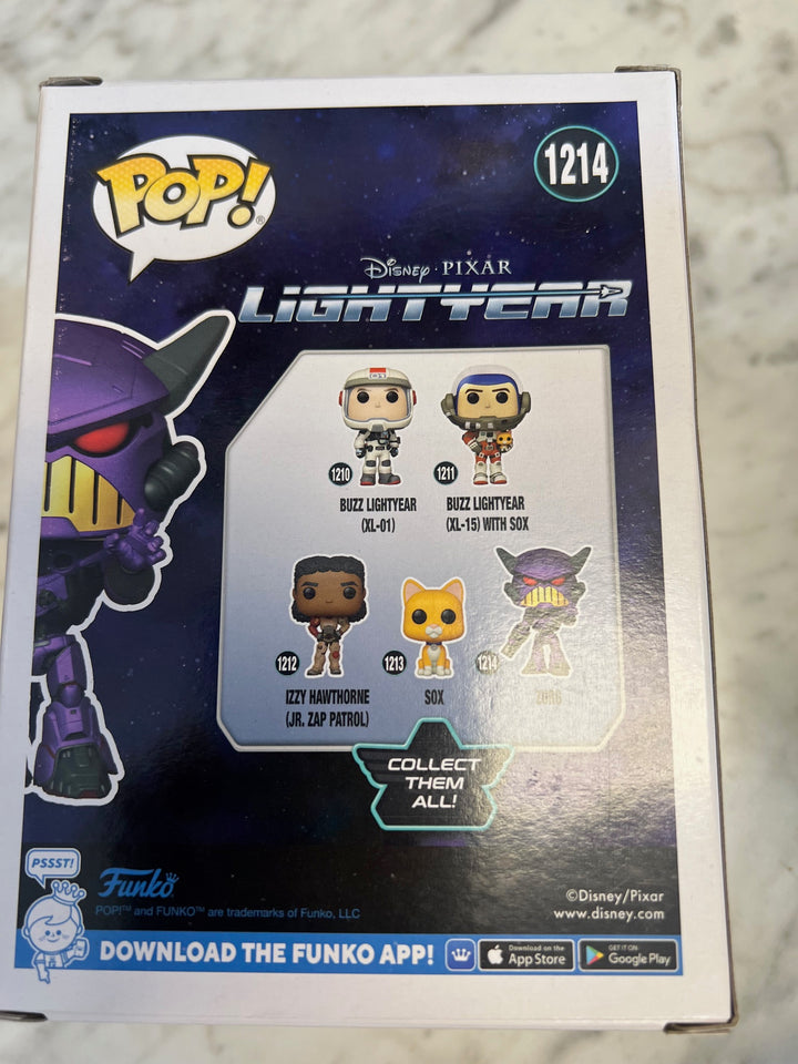 Funko Pop! Zurg #1214 Disney Pixar Lightyear   FP72325