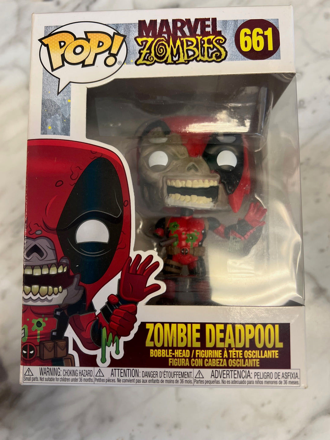 Funko Pop! Zombie Deadpool #661 Marvel Zombies   FP72325