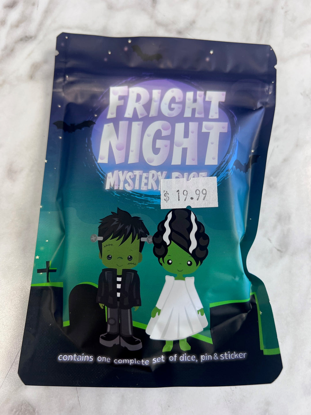 Fright Night Mystery Dice "1985 Games" (Blind bag, full set of dice in each) MD101725