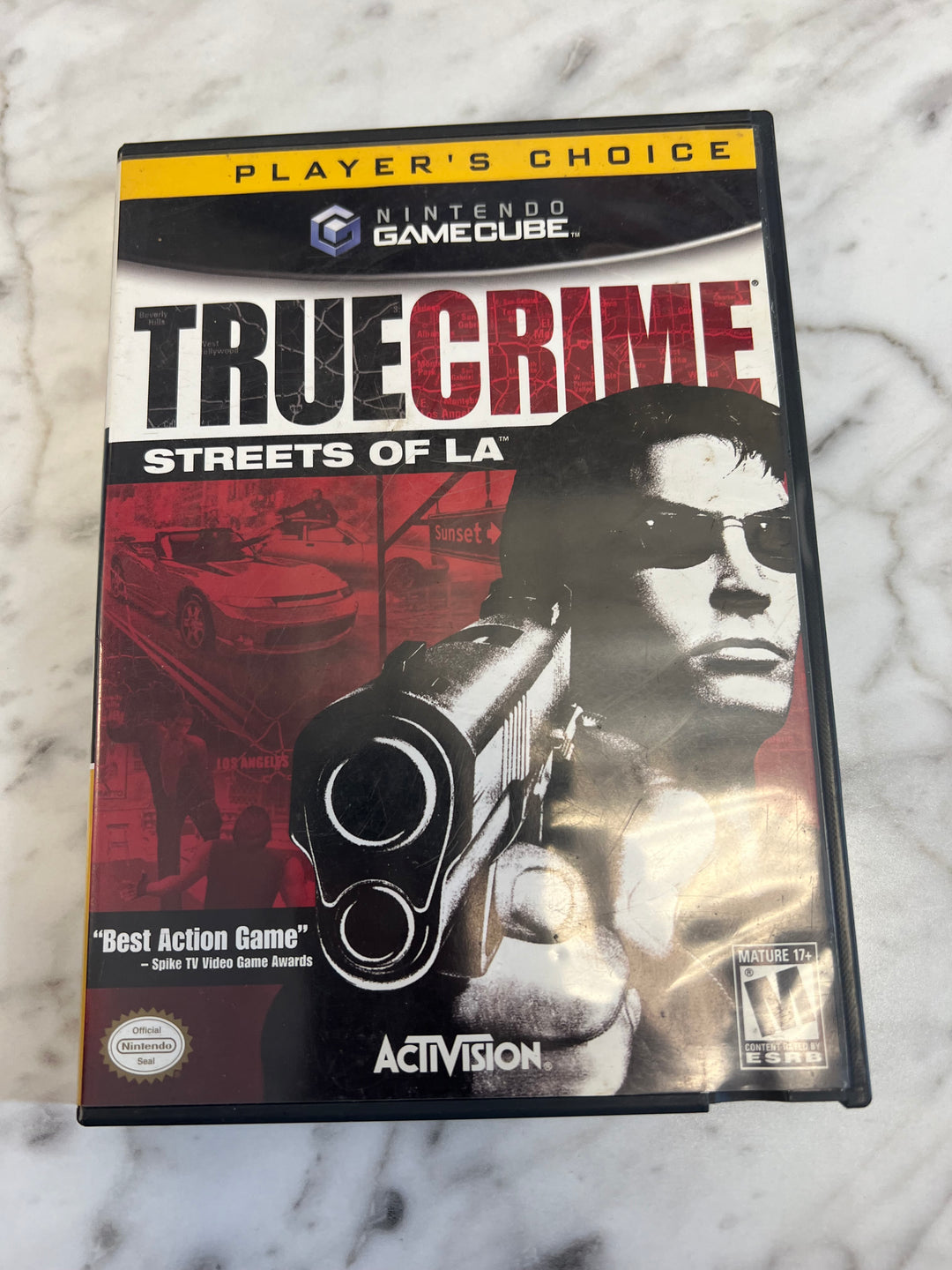 True Crime Streets of LA for Nintendo Gamecube Case and manual only no game CO71624