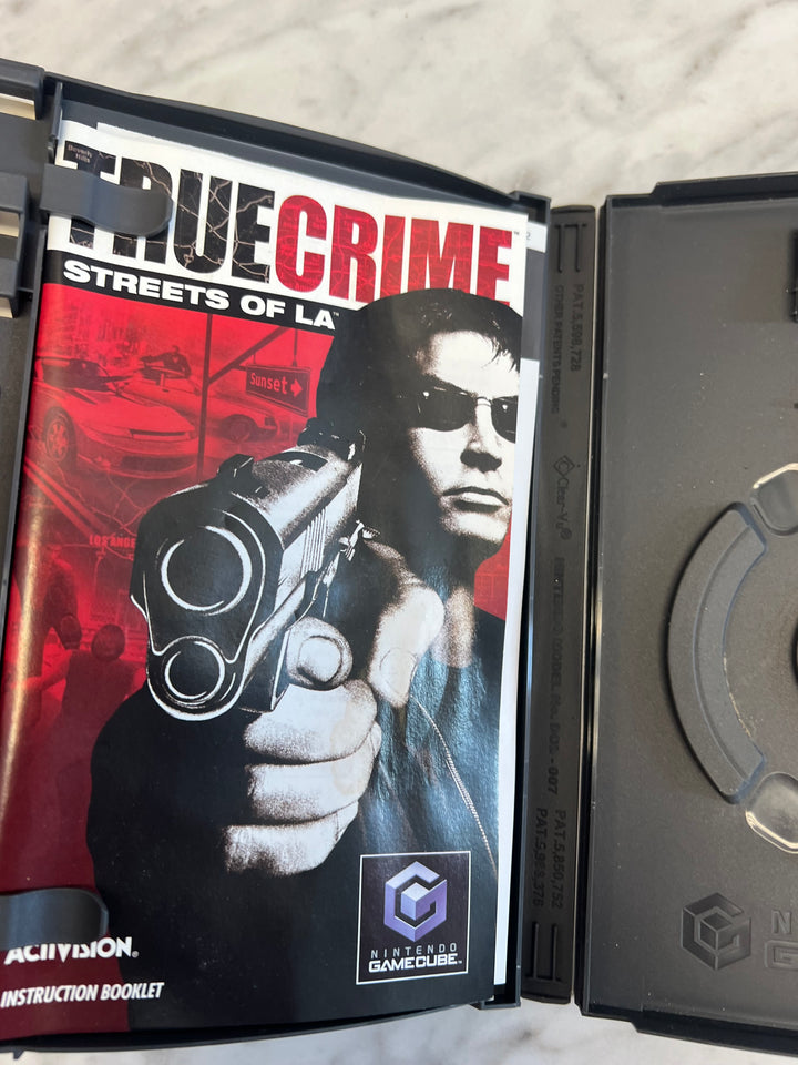 True Crime Streets of LA for Nintendo Gamecube Case and manual only no game CO71624