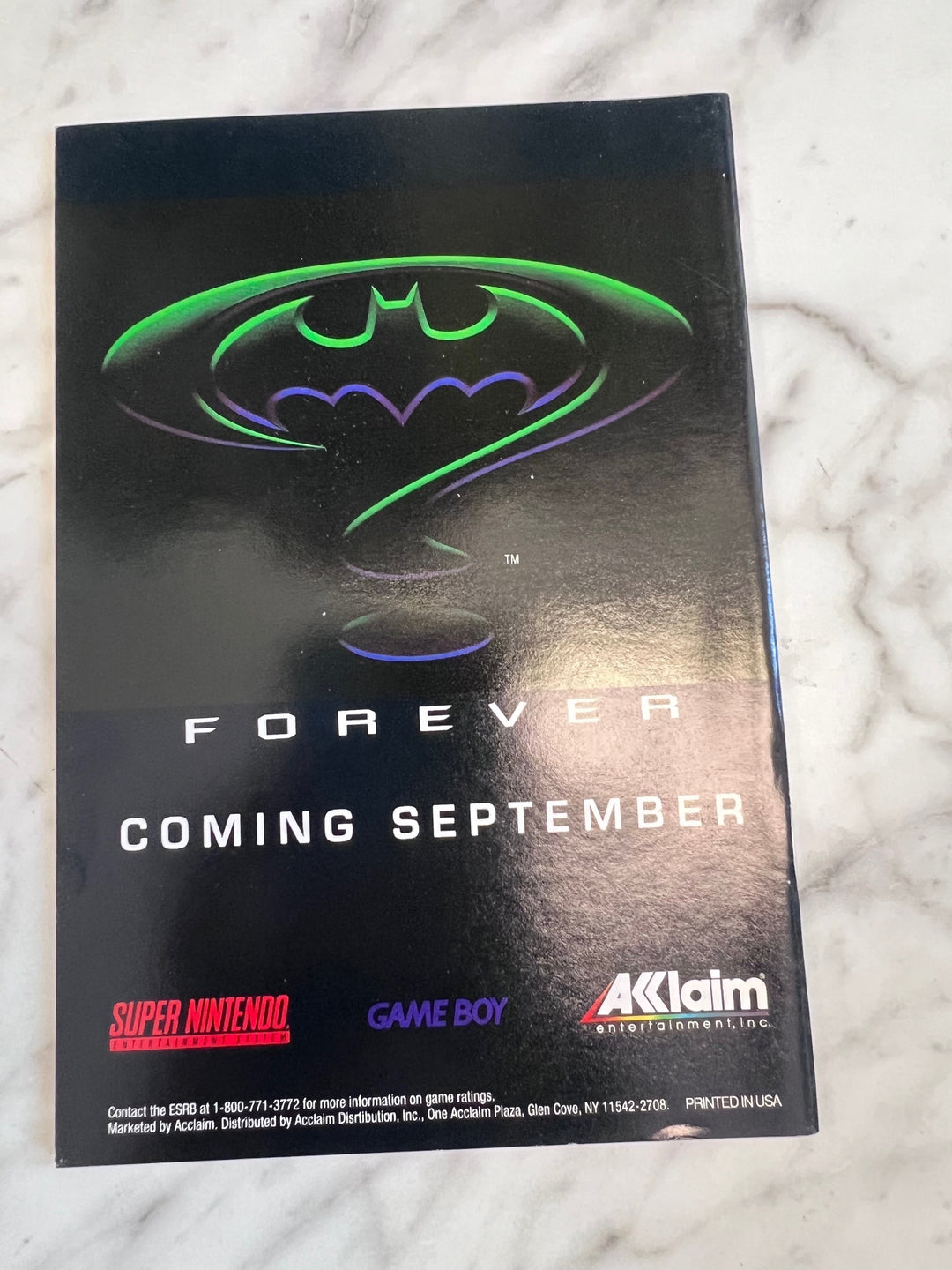 Justice League Task Force SNES Super Nintendo MANUAL ONLY MO101625