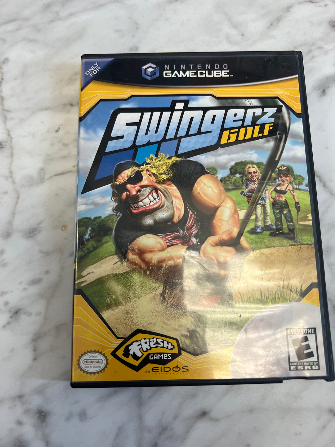 Swingerz Golf for Nintendo Gamecube Case and manual only no game CO71624