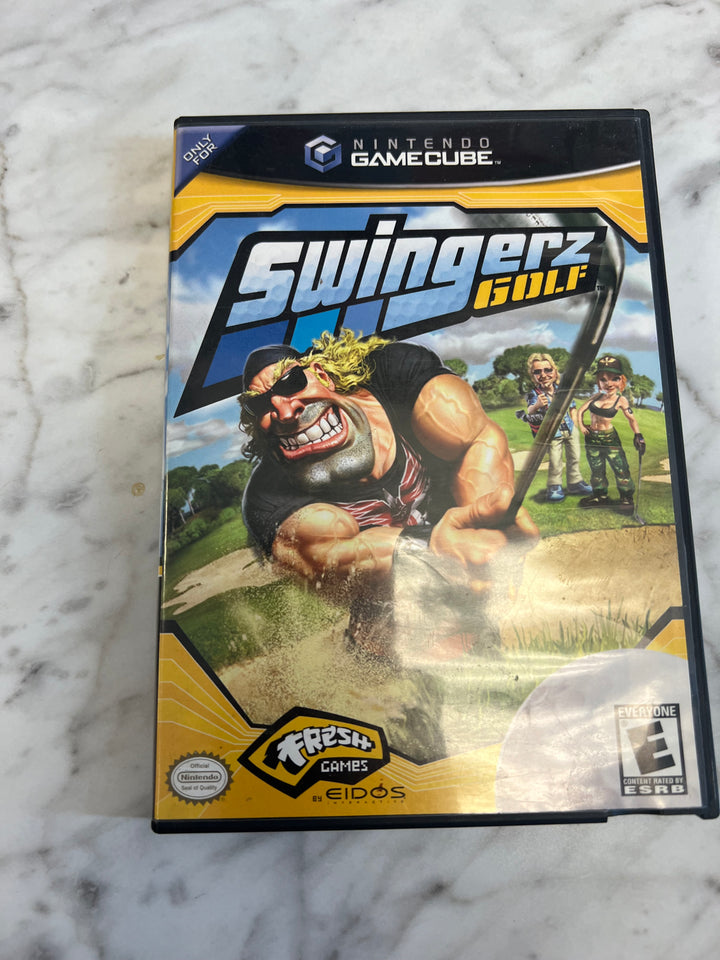 Swingerz Golf for Nintendo Gamecube Case and manual only no game CO71624