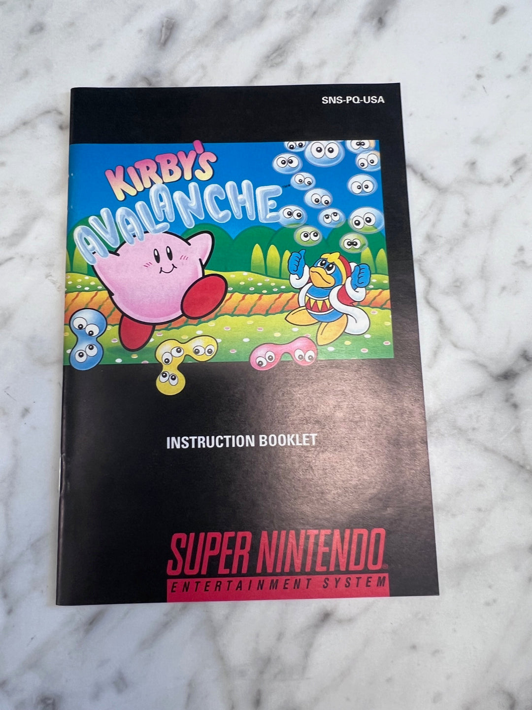 Kirby's Avalanche SNES Super Nintendo MANUAL ONLY MO101625