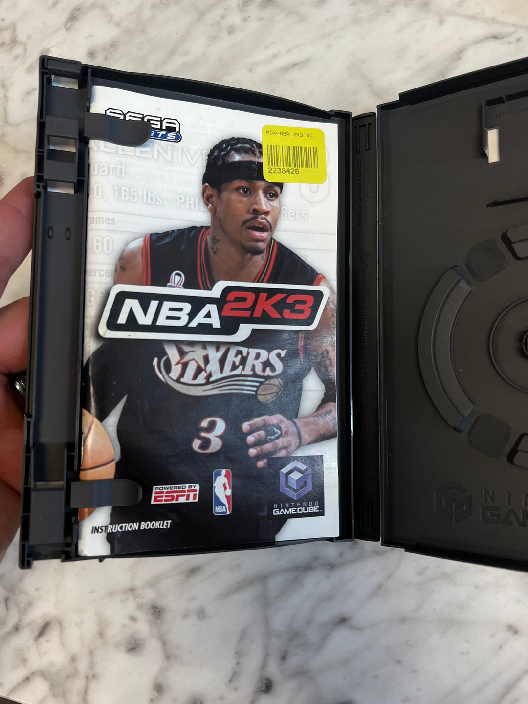 NBA 2K3 for Nintendo Gamecube Case and manual only no game CO71624