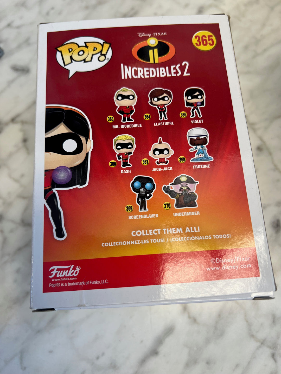 Funko Pop! Violet #365 The Incredibles 2   FP72325