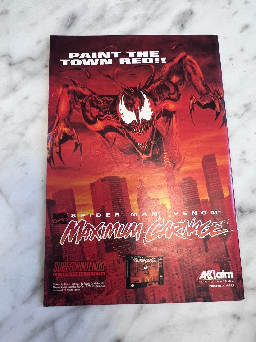 Mortal Kombat II 2 SNES Super Nintendo MANUAL ONLY MO101625