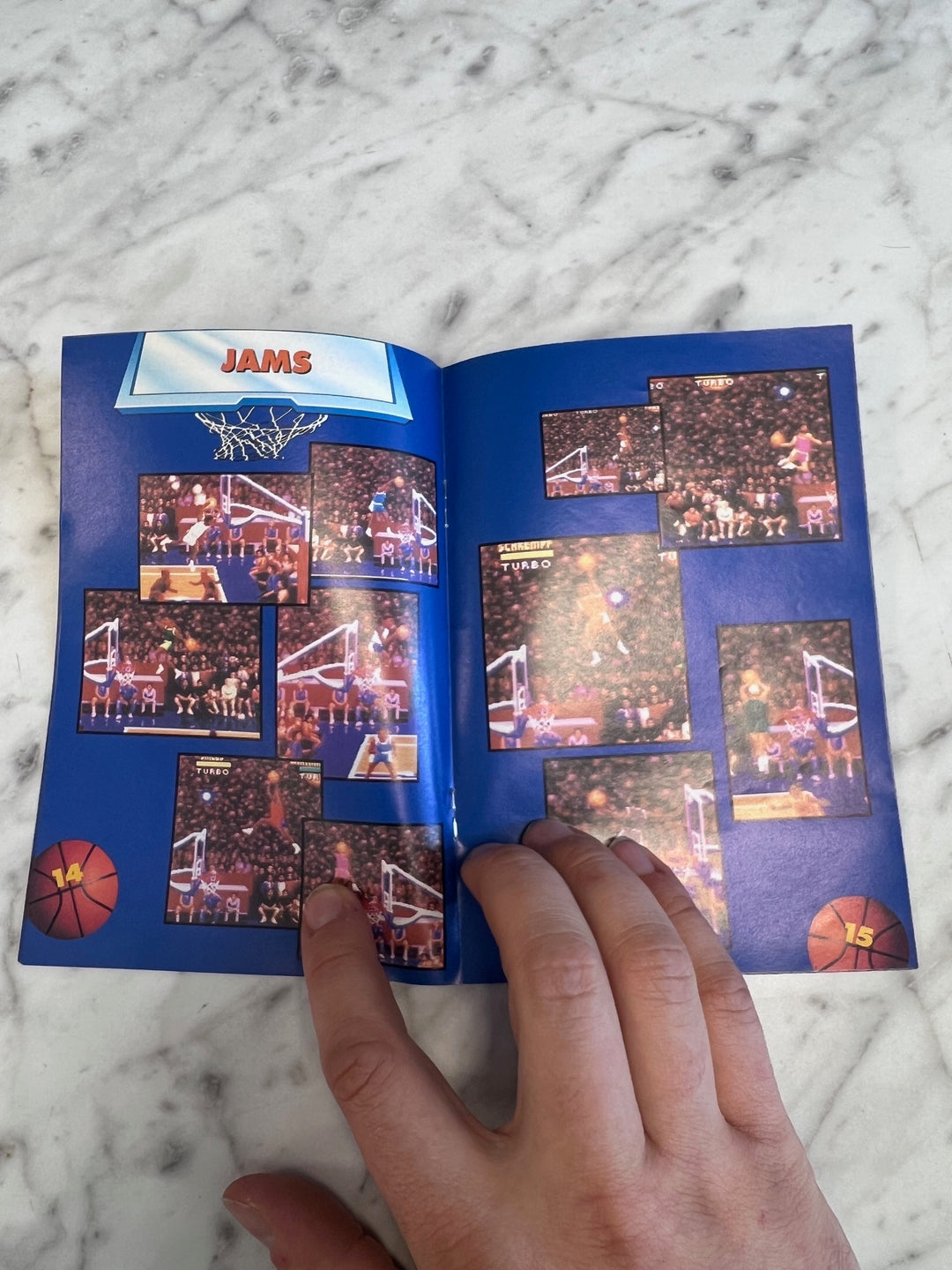 NBA Jam SNES Super Nintendo MANUAL ONLY MO101625