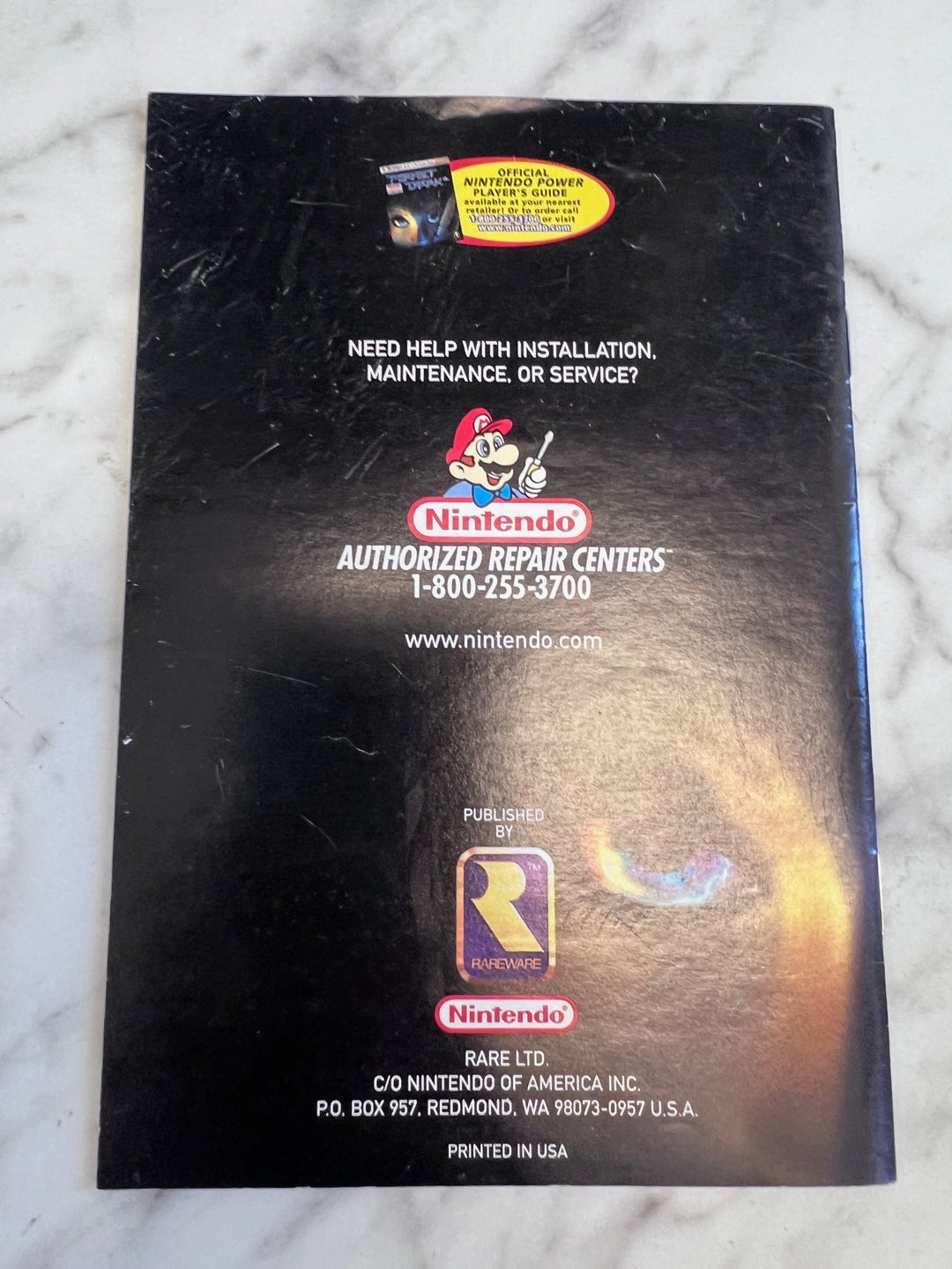 Perfect Dark Nintendo 64 N64 MANUAL ONLY MO101625