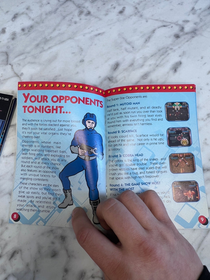 Super Smash TV SNES Super Nintendo MANUAL ONLY MO101625