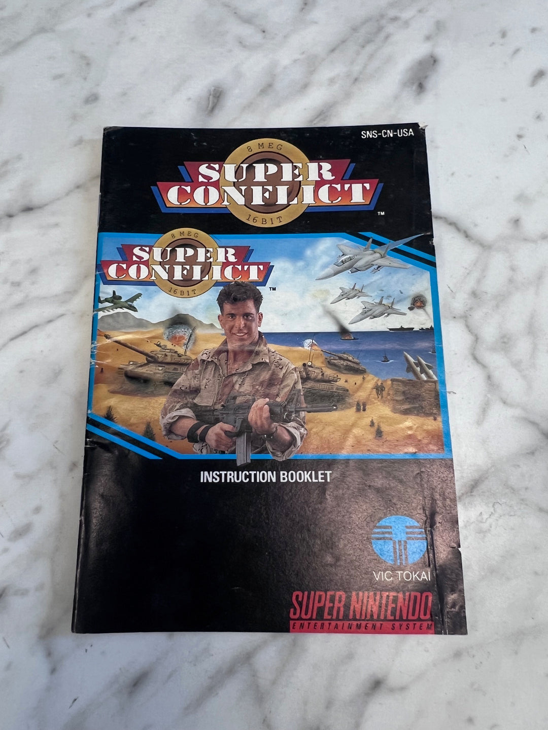 Super Conflict  SNES Super Nintendo MANUAL ONLY MO101625