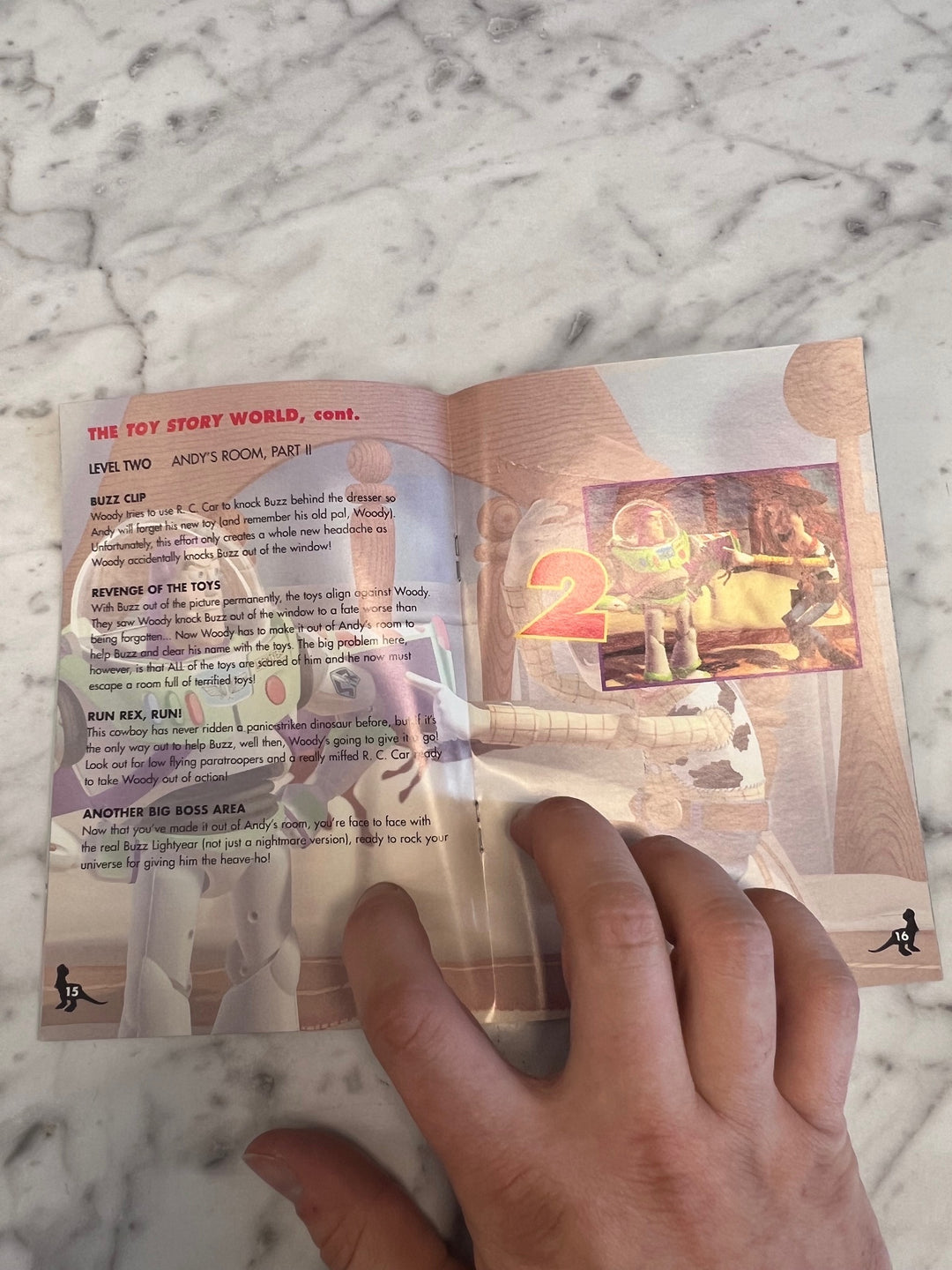 Toy Story SNES Super Nintendo MANUAL ONLY MO101625