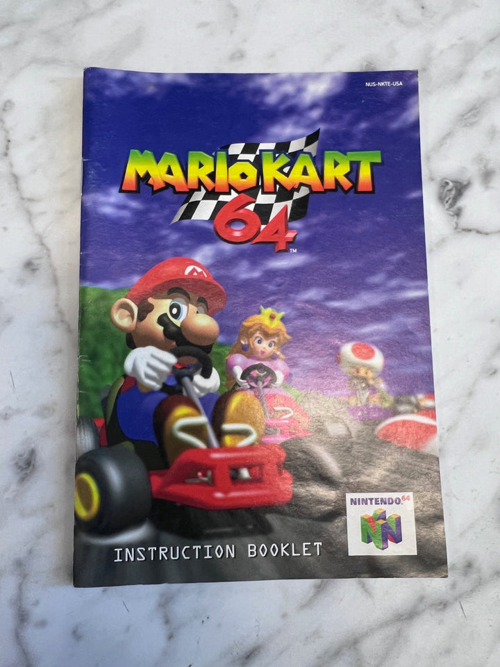 Mario Kart 64 N64 Nintendo 64 MANUAL ONLY MO101625