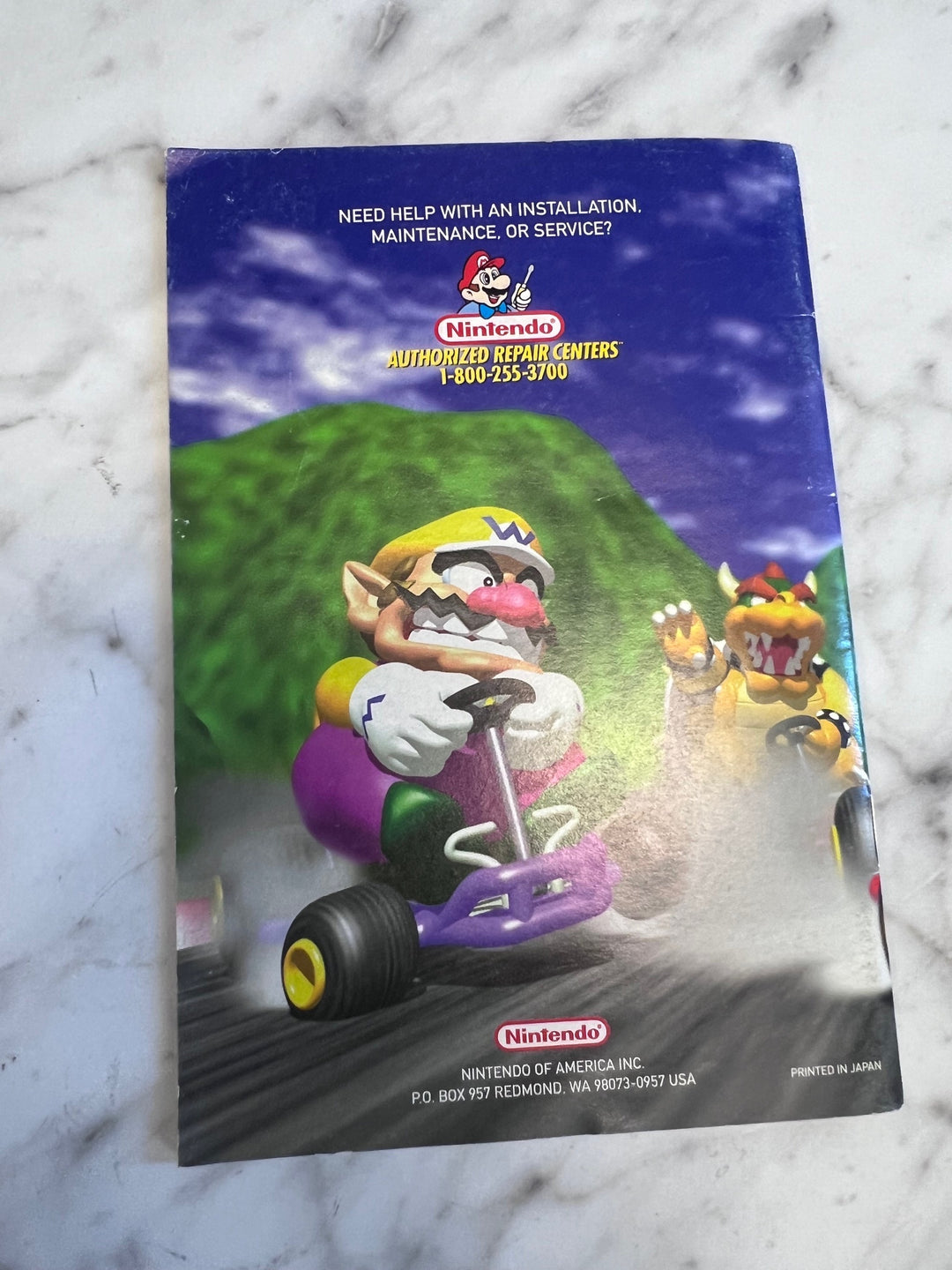 Mario Kart 64 N64 Nintendo 64 MANUAL ONLY MO101625