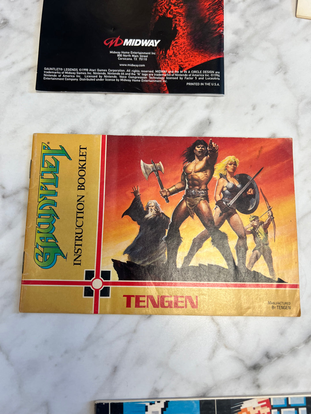 Gauntlet Tengen Nintendo Entertainment System NES Manual Only MO71624