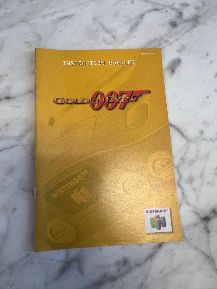 Goldeneye 007 N64 Nintendo 64 MANUAL ONLY MO101625