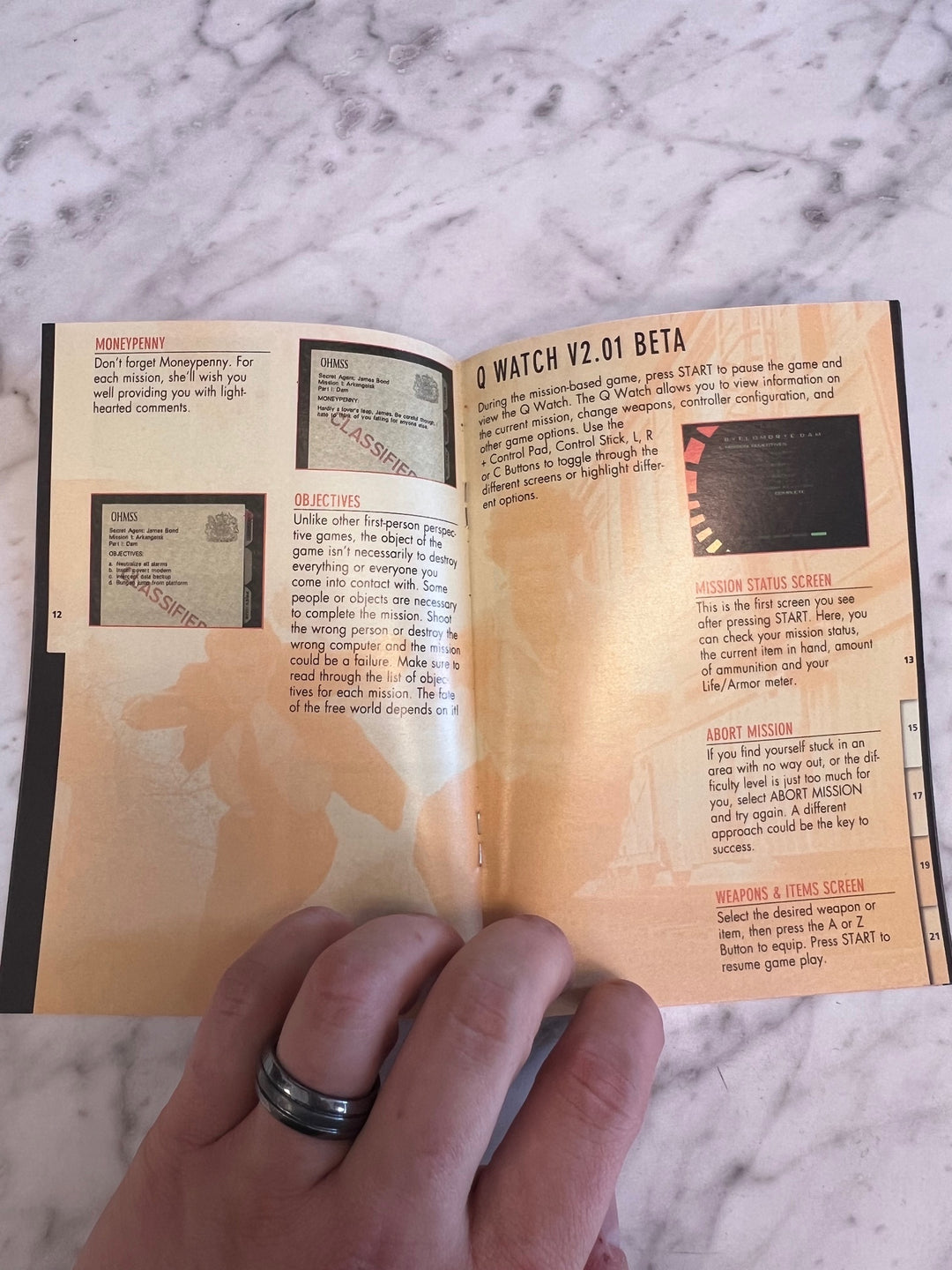 Goldeneye 007 N64 Nintendo 64 MANUAL ONLY MO101625