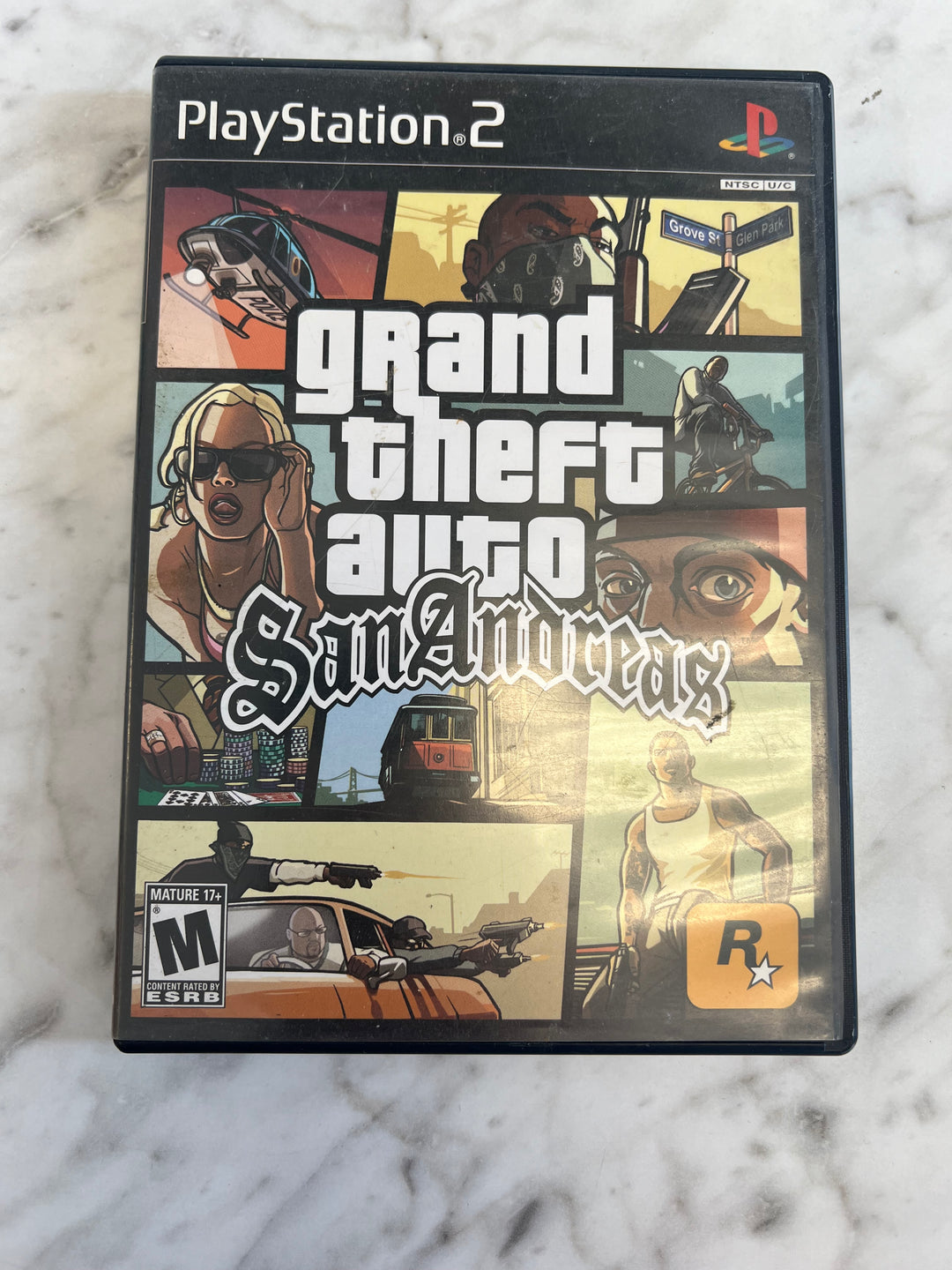 Grand Theft Auto San Andreas Playstation 2 PS2 Case and art only NO GAME DU93024