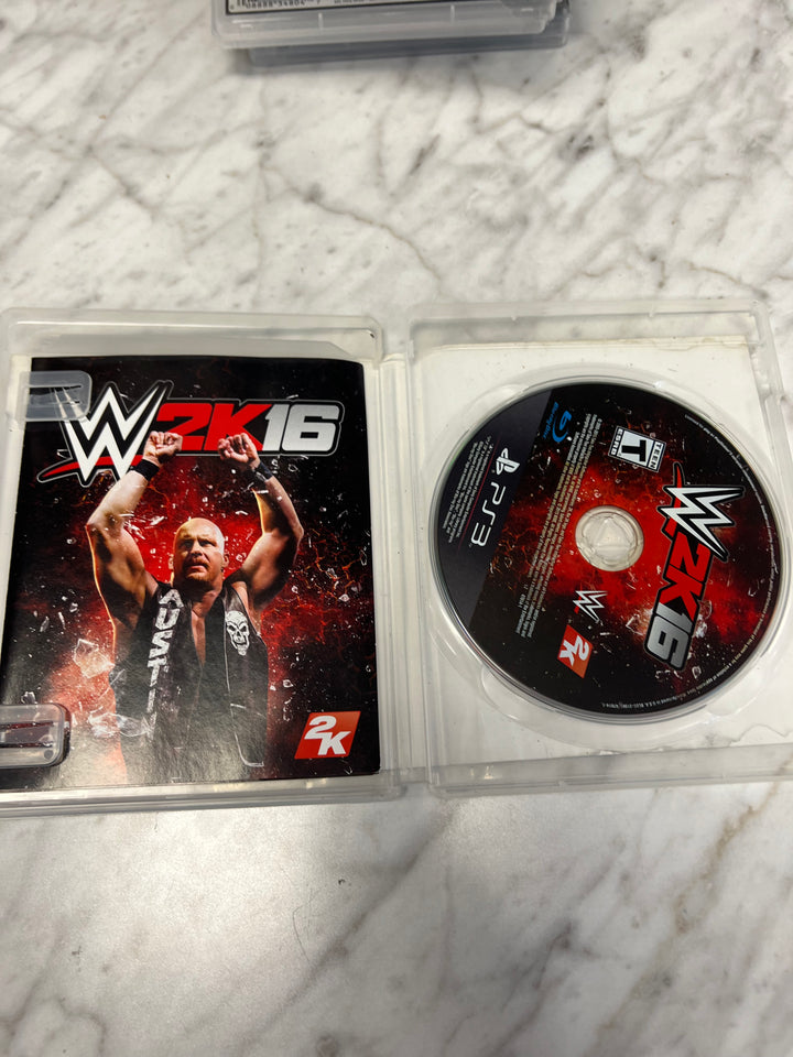 WWE 2K16 for PS3 Playstation 3 in case. Tested and Working.     DO61324