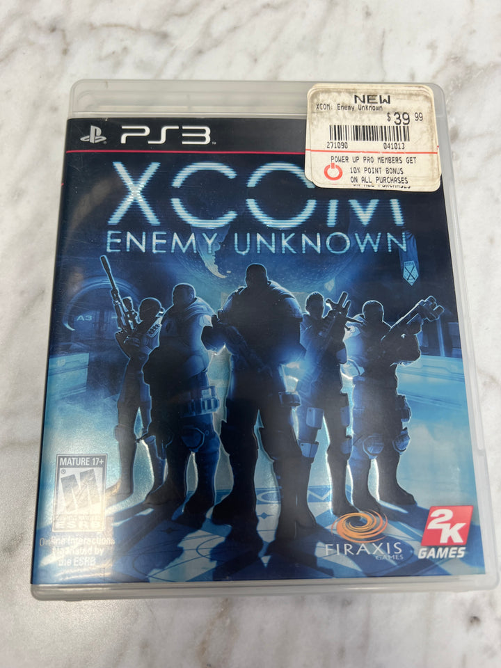 X-Com Enemy Unknown for PS3 Playstation 3 in case. Tested and Working.     DO61324