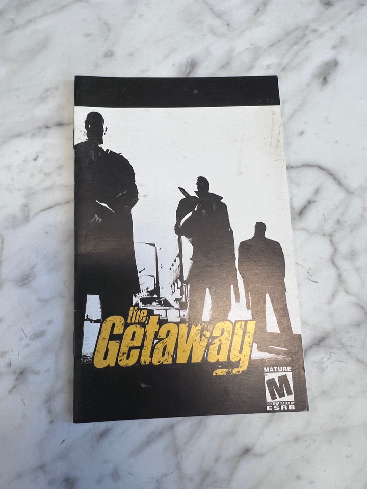 The Getaway PS2 Playstation 2 MANUAL ONLY MO101625