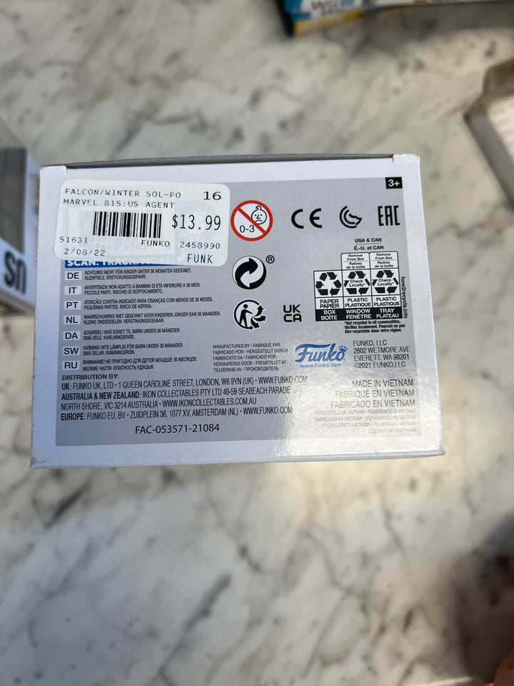 Funko Pop! US Agent #815 The Falcon and the Winter Soldier   FP72325